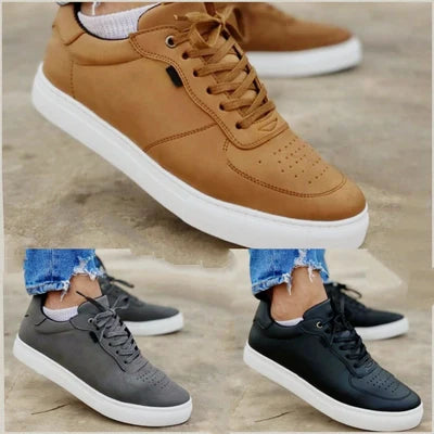 Baskets Homme En Cuir