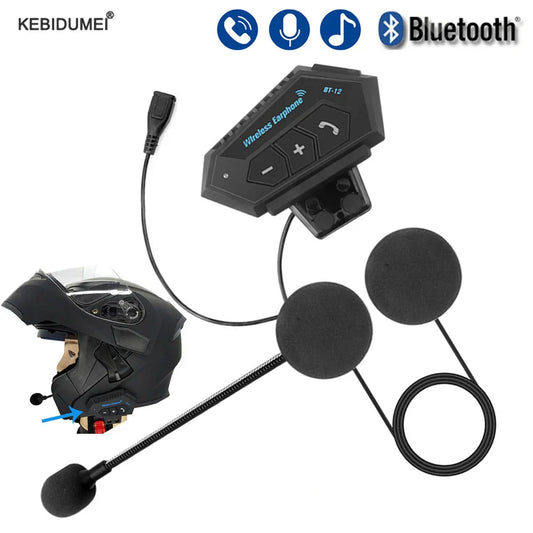 Casque Bluetooth pour Casque de Moto BT12.