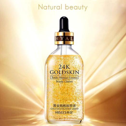 Sérum à l'acide hyaluronique doré 24K pour le visage