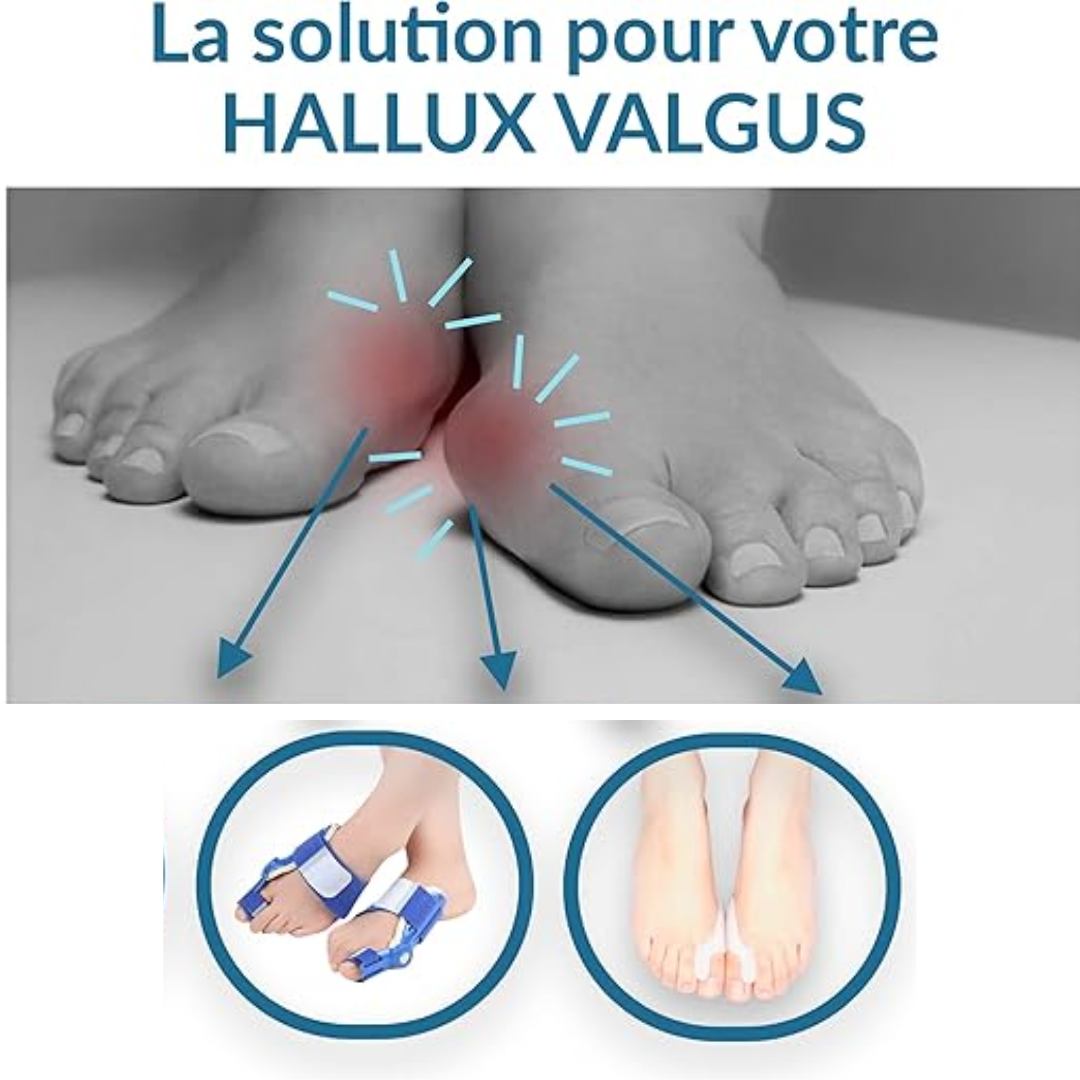 Correcteur universel pour hallux valgus.