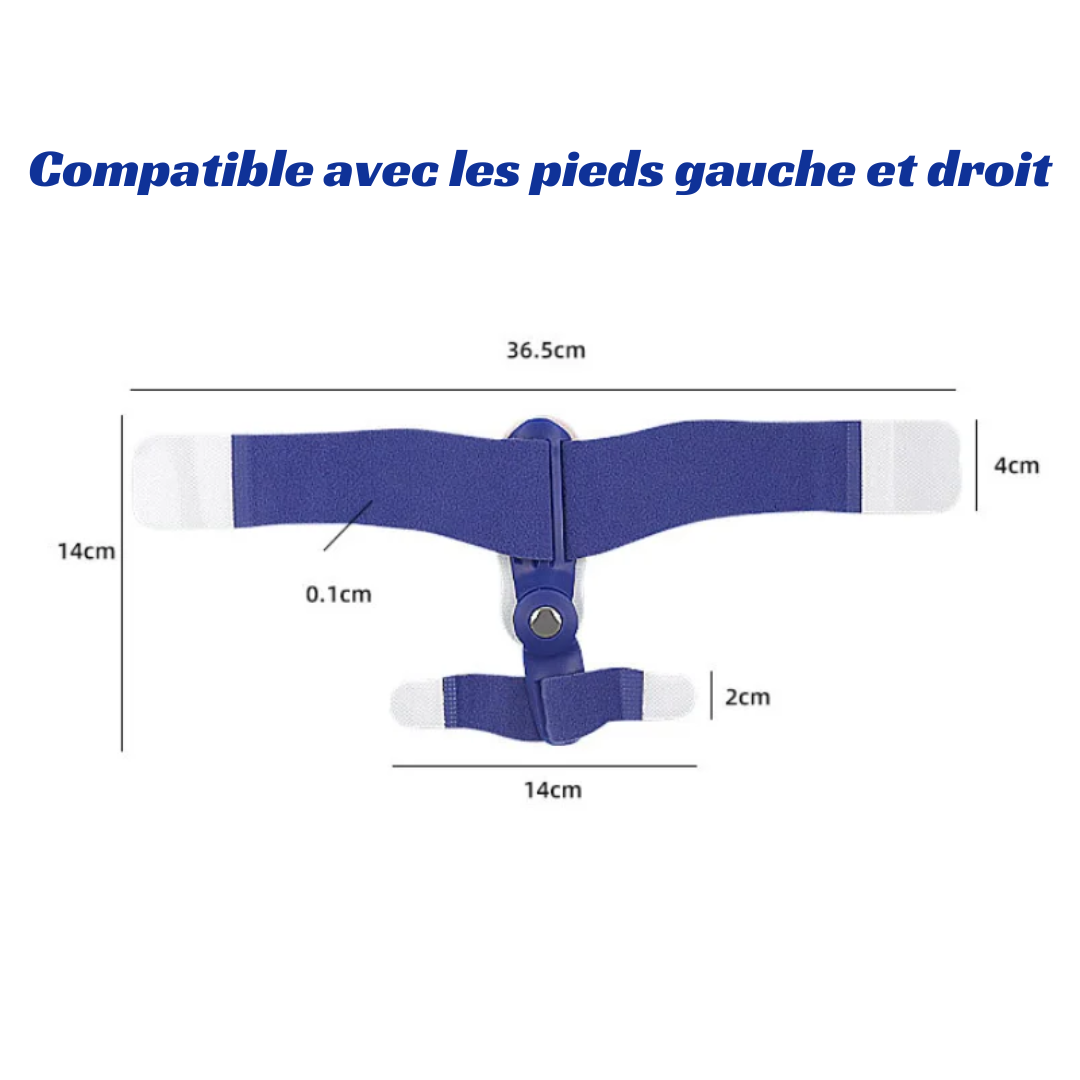 Correcteur universel pour hallux valgus.